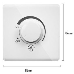 Interrupteur mural variateur de lumière réglage progressif de la vitesse du ventilateur de plafond