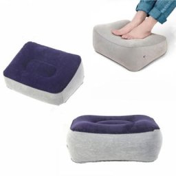 Repose-pied gonflable en PVC souple et Portable coussin d'air pliable voyage bureau maison