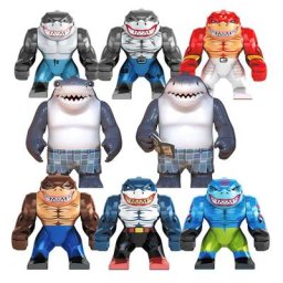 KF6152 – blocs de construction de requin grand roi Ripster Jab slam mu Mini jouet de dessin