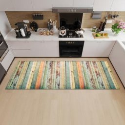 Polymères de cuisine pour porte d'entrée tapis de pied personnalisé décor de sol antidérapant