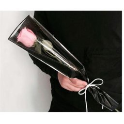 Papier d'emballage de bouquet de fleurs roses simples de grande taille fournitures de fleuriste