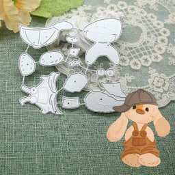Carte de vministériels x Hip-Hop pour chien garçon scrapbooking découpe de papier couteau en