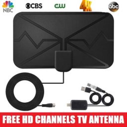 Antenne TV numérique à gain élevé 4K 36DBI boîtier HDTV DTV amplificateur 3600 Beauté