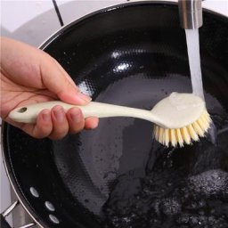 Brosse à vaisselle à long manche pour la décontamination des mains non sales brosse à vaisselle