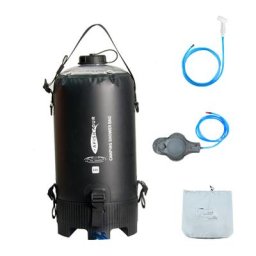 Sac de douche solaire portable stockage d'eau camping plage natation voyage en plein air