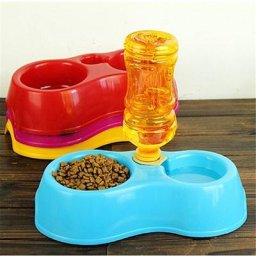 Distributeur d'eau automatique pour chats et chiens bol à ustensiles fontaine à boire plat à