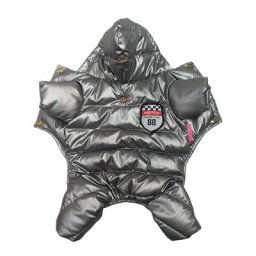 Veste à capuche pour chien vêtement d'hiver chaud et épais imperméable chiot Chihuahua