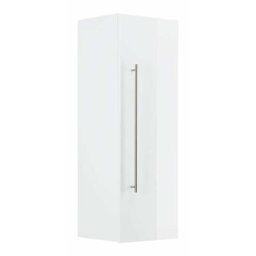 Armoire haute 100 cm blanc brillant