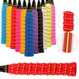 Bande antidérapante absorbant la sueur 1 pièce bande de poignée pour raquette Tennis Badminton