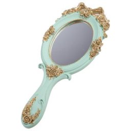 Roses à main Vintage Style palais européen miroir de princesse pour femmes filles maquillage