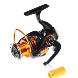 JOSBY – moulinet de pêche à tambour fixe bobine métallique 5.2:1 coupe en fil métallique 1000 à