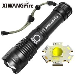 XIWANGFIRE – lampe de poche Led haute puissance Rechargeable XHP70 4 cœurs torche Zoom Usb