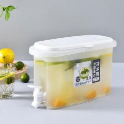 Théière à fruits avec robinet réfrigérateur 3 5 l bouteille de limonade grande capacité seau
