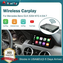 CarPlay sans fil pour Mercedes Benz GLK 2013-2015 avec Android Auto Mirror Link AirPlay Car Play