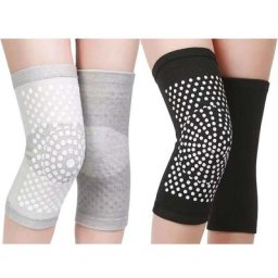 Genouillère de soutien auto-chauffante 2 pièces pour l'arthrite soulagement de la douleur