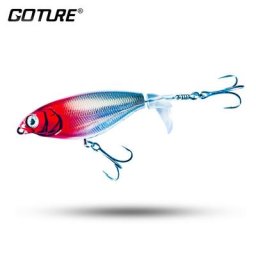 Goture 1pc Wobblers Leurre De Pêche 66/80 Mm Topwater Appâts Artificiels Minnow Leurre Queue