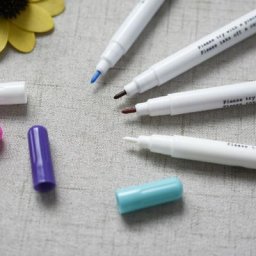 Kit de stylo de marquage de tissu pour point de croix outil soluble stylo effaçable à l'eau
