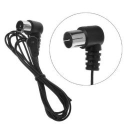 Adaptateur d'antenne Radio FM F 75ohm connecteur mâle Unbal câble de prise pour JVC Sherwood pour