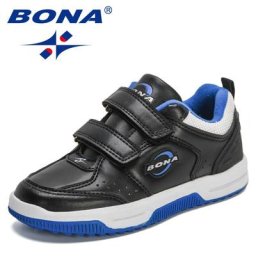 BONA – chaussures d'athlétisme pour enfants baskets plates de marque décontractées confortables