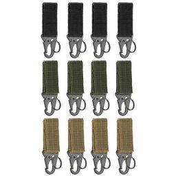 2/4pcs En Nylon Ceinture De Sécurité Clip Crochet Boucle Fixe EDC Ceinture Sac À Dos Molle Taille