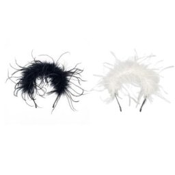 Déguisement de fête Cosplay coiffure en plumes bandeau de fête livraison directe
