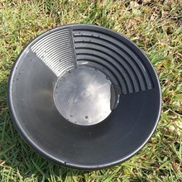 Bassin de pépite en plastique or bac de minage double fusil outil de dragage de rivière de