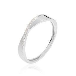 Bague Suzie Or Blanc Diamant