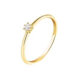 Bague Solitaire Samantha Or Jaune Diamant