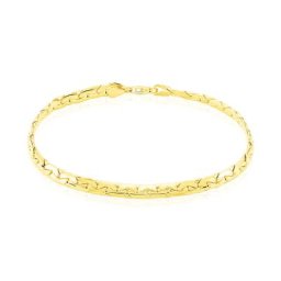 Bracelet Ivy Maille Haricot Or Jaune