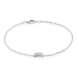 Bracelet Argent Blanc Rehm Oxydes De Zirconium