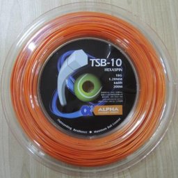 Alpha Tennis String 200m Moulinets Contrôle Excellent Spin Hexagon Bonne Force 1.25mm TSB-10