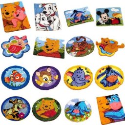 Disney Smyrna GT-Kit de crochet de loquet d'ourson kit de lework grossier panthère rose coussin
