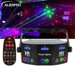 Projecteur stroboscopique Laser ALIEN DJ Disco RGB UV RGBW effet d'éclairage de scène fête de