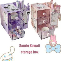 Porte-stylo Kawaii Sanurgente Kuromi Hello Kitty My Melody Cinnamoroll Girl Cartoon grande