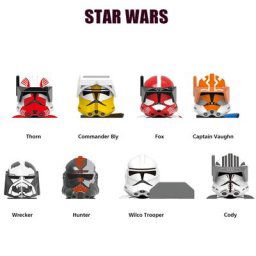 Clone Trooper Cody importer décennie ks Thorn Mini Fox Figurine Wilco Trooper Bricks Commander