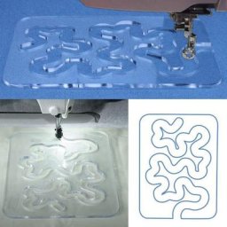 Règle de courtepointe à mouvement libre modèle essentiel pour machine à coudre accessoires de