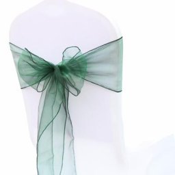 Ceinturage avec nœud en organza pour chaise ruban décoratif pour fête banquet événement mariage