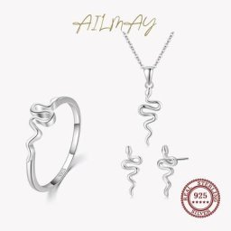 Ailmay – ensemble de bijoux fins pour femmes en argent Sterling 925 authentique en forme de