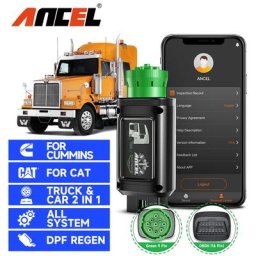 ANCEL-Outil de camion RapDuty HD100 système complet lecteur de code régénération Ug F