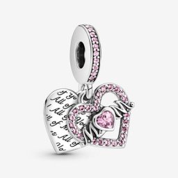 Charm Pendant Cœur&Mum (Maman)