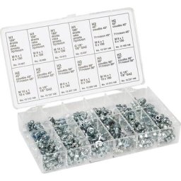 PRESSOL Boîte d'assortiment de graisseurs, 140 éléments, 10 tailles