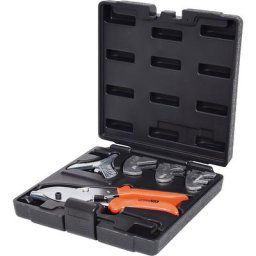 KS Tools Jeu de ciseaux, 7 éléments, pour les tuyaux et les tubes en plastique