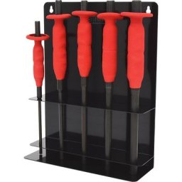 KS Tools Jeu de chasse-goupilles 5 pièces, Ø 6 - 14 mm, avec poignée de sécurité