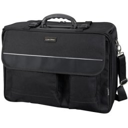 Mallette, lot de 2, compartiment pour ordinateur portable rembourré, noir