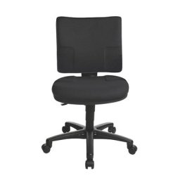 Topstar Chaise pivotante standard, contact permanent, noir, sans accoudoirs