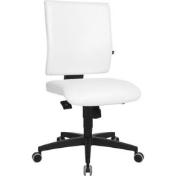 Topstar Siège pivotant LIGHTSTAR, habillage similicuir, blanc