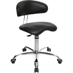 Topstar Siège pivotant SITNESS 40, habillage similicuir, noir