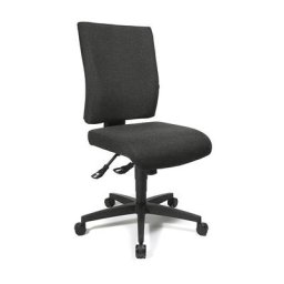 Topstar Siège de bureau COMFORT, dossier réglable en hauteur, habillage anthracite
