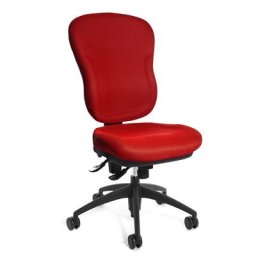 Topstar Siège de bureau WELLPOINT 30 SY, dossier haut à rembourrage en mousse, rouge