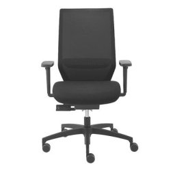 Dauphin Siège de bureau SHAPE ECONOMY2, dossier en résille, noir, hauteur dossier 610 mm